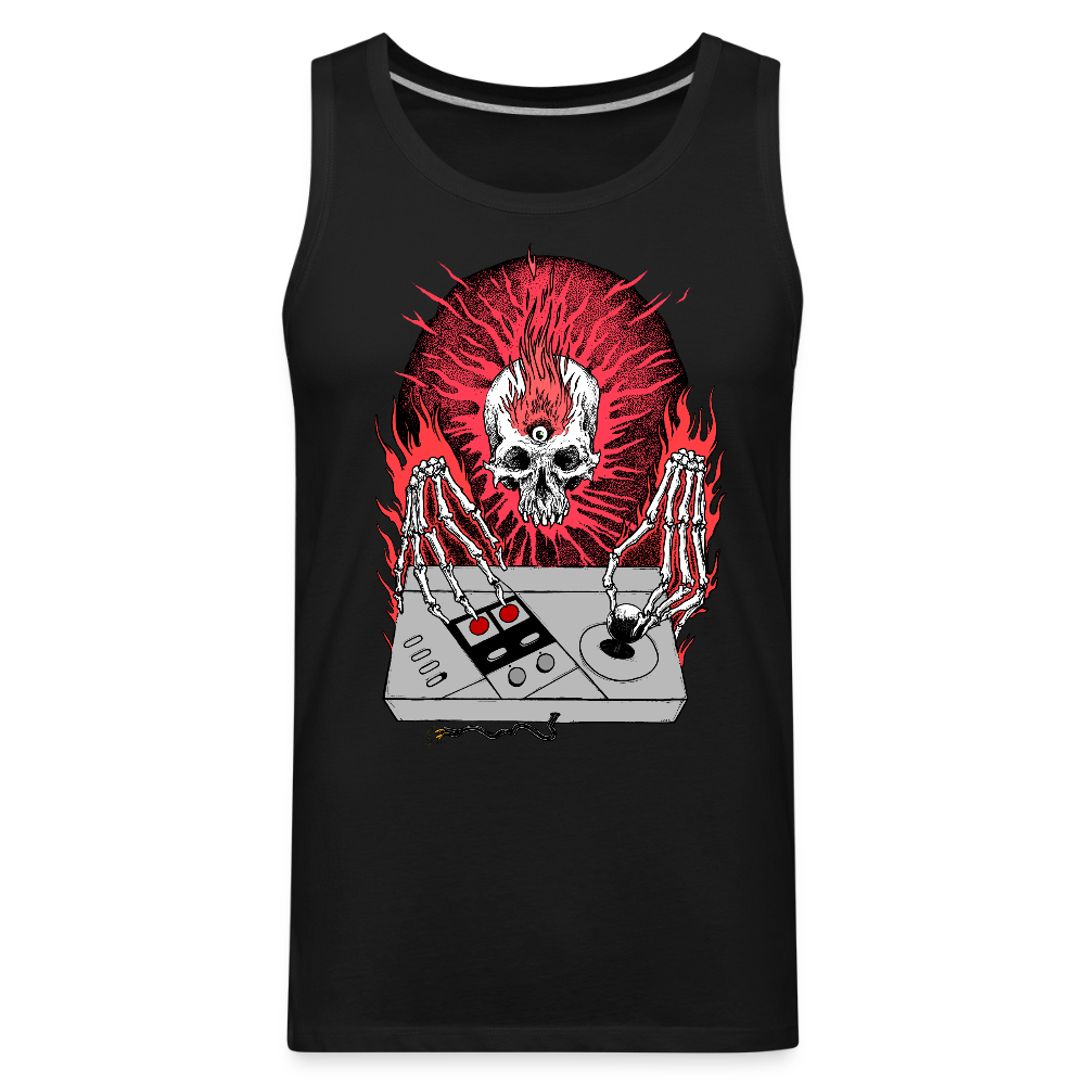 Scone Bone Logo Tank Top - Red - black