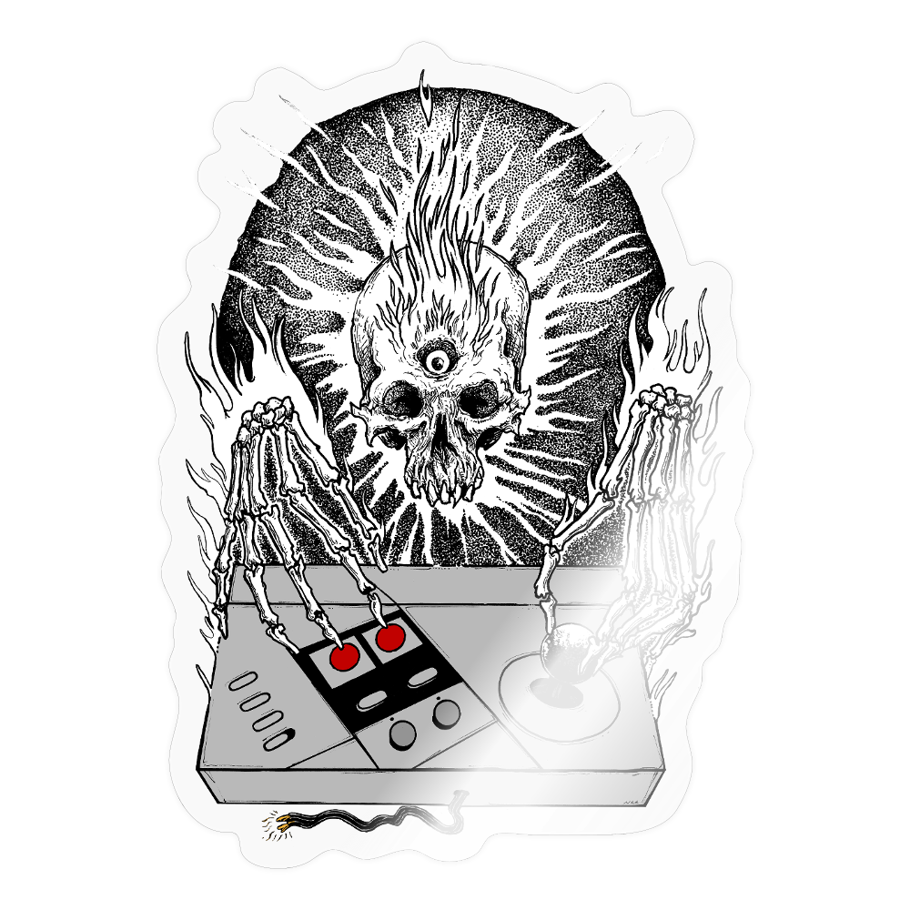 Scone Bone Sticker - transparent glossy