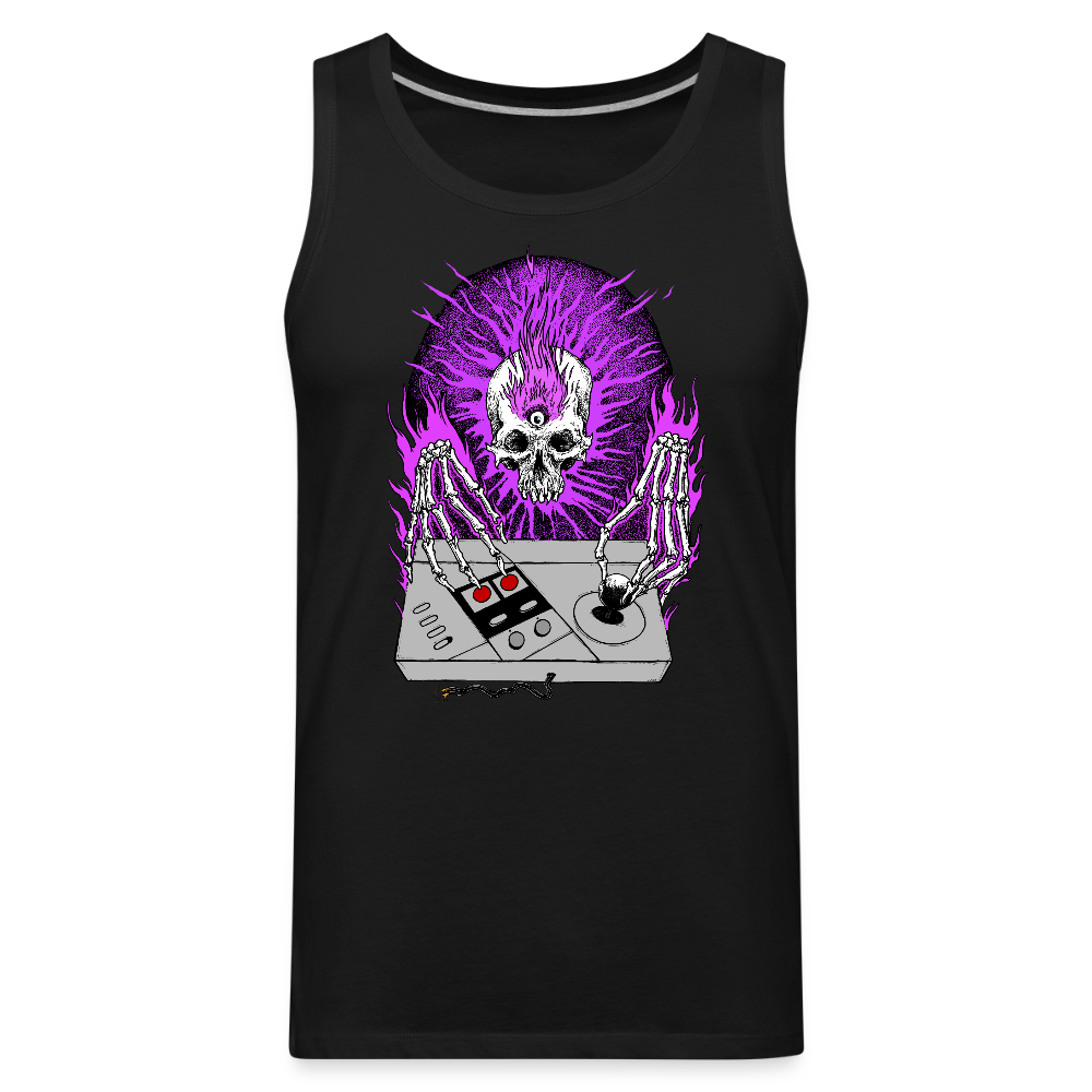 Scone Bone Logo Tank Top - Purple - black