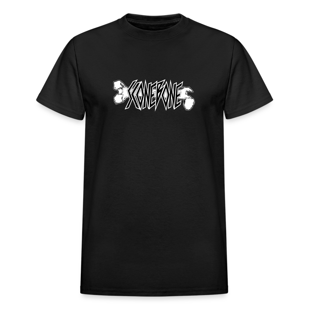 Scone Bone - Bone Logo | Gildan Ultra Cotton Adult T-Shirt - black