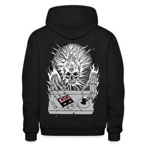 Open image in slideshow, Scone Bone Pullover Hoodie - B&amp;W - black
