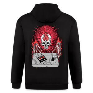 Open image in slideshow, Scone Bone Zip Hoodie - Red - black
