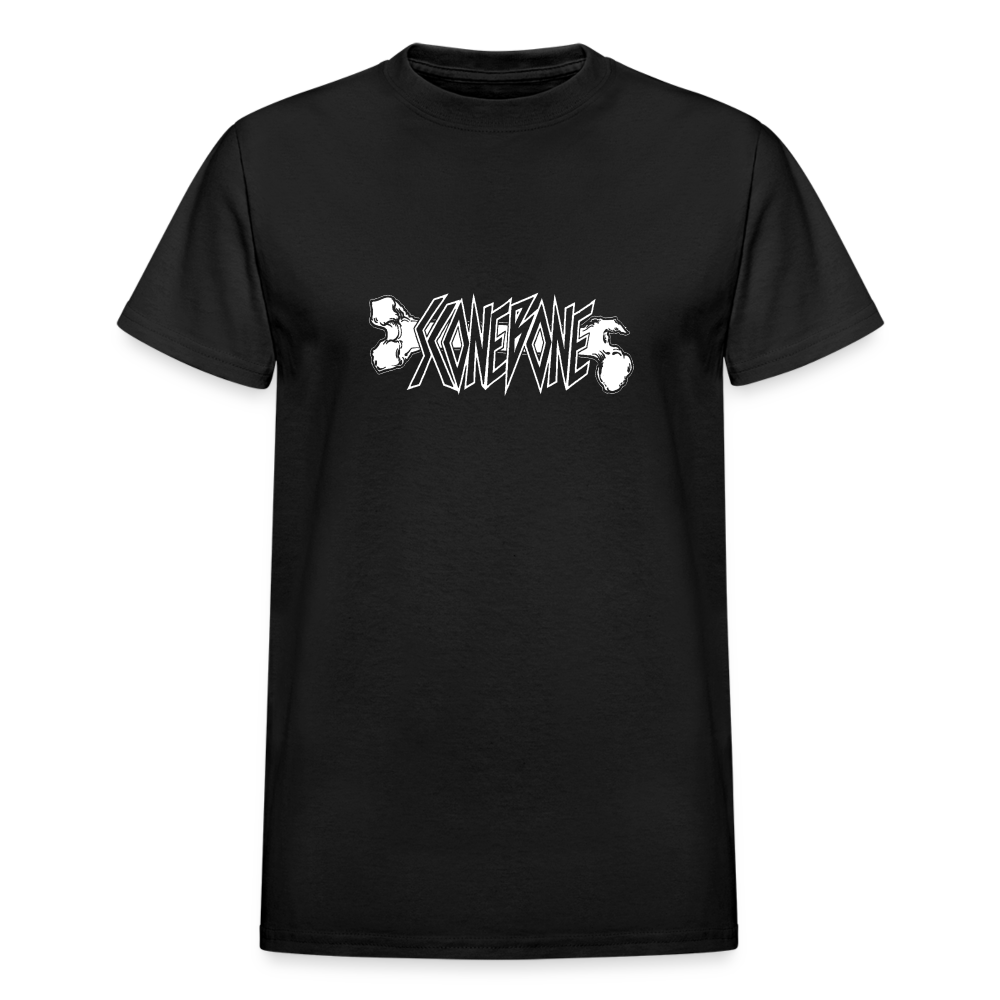 Scone Bone - Bone Logo | Gildan Ultra Cotton Adult T-Shirt - black