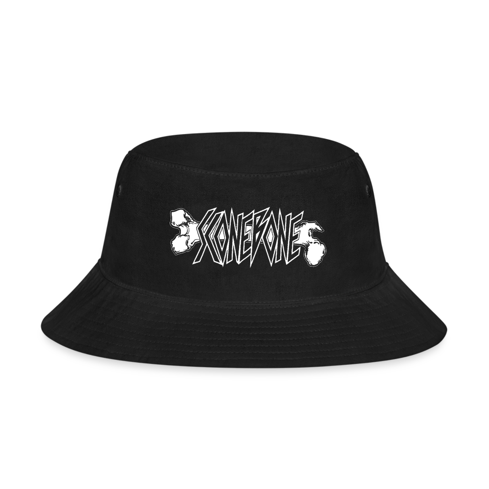 Scone Bone - Bone Logo | Bucket Hat - black