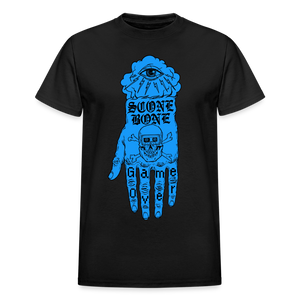 Open image in slideshow, Scone Bone Hand Logo Blue - Gildan Ultra Cotton Adult T-Shirt - black
