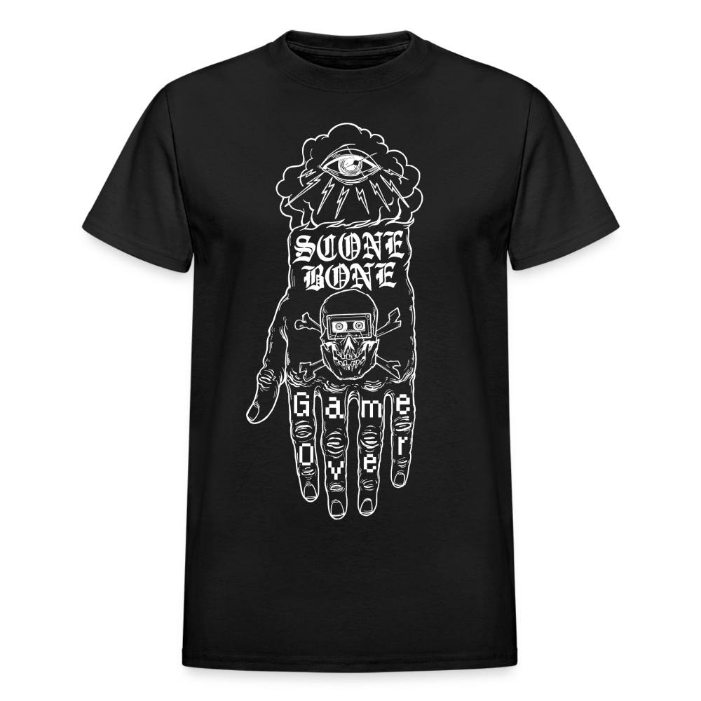 Scone Bone Hand Logo | Gildan Ultra Cotton Adult T-Shirt - black