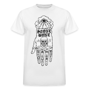 Open image in slideshow, Scone Bone Hand Logo | Gildan Ultra Cotton Adult T-Shirt - white
