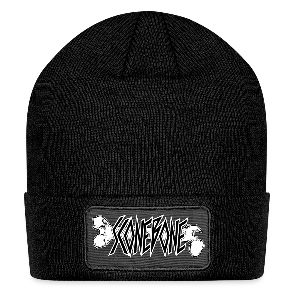 Patch Beanie - black