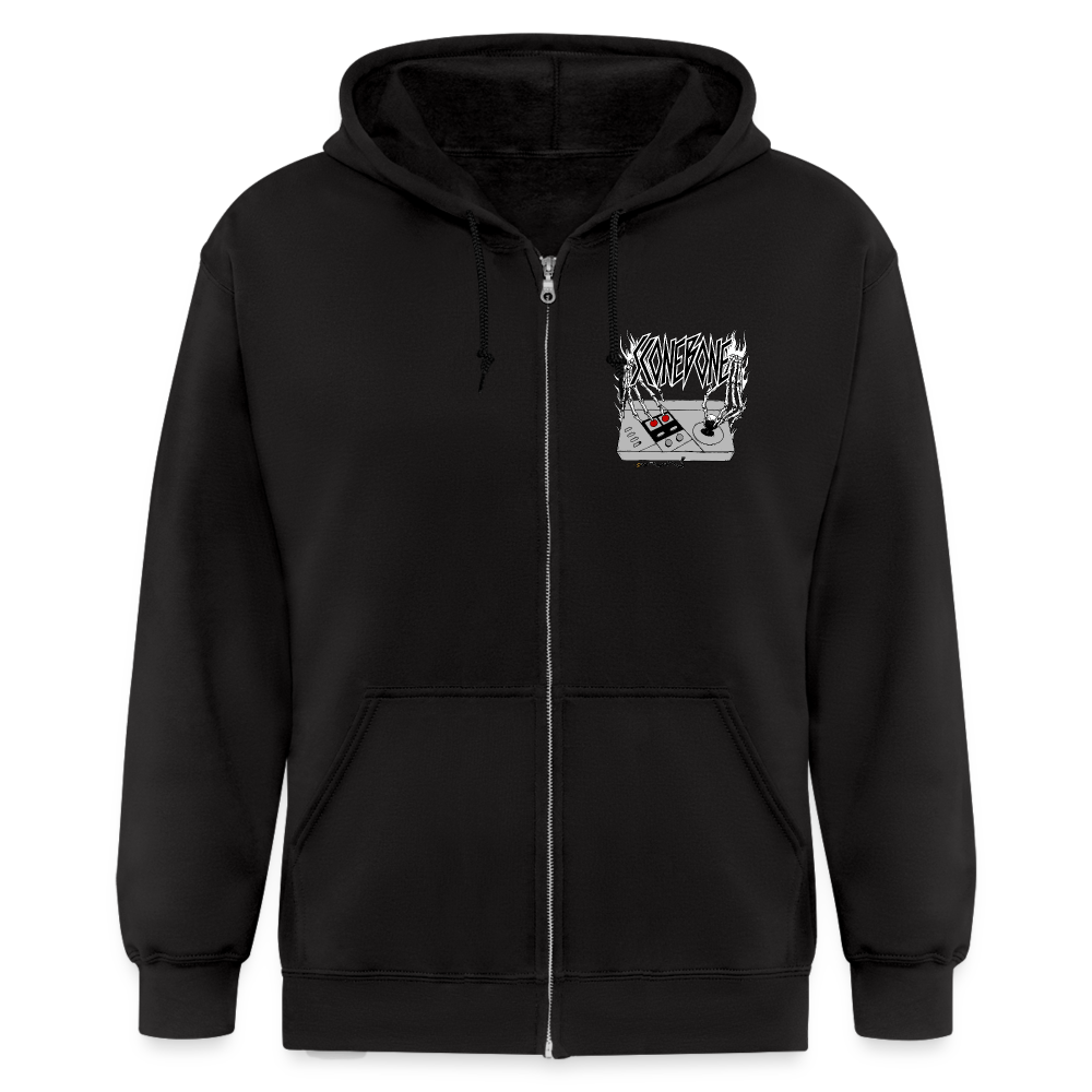 Men's Zip Hoodie - black